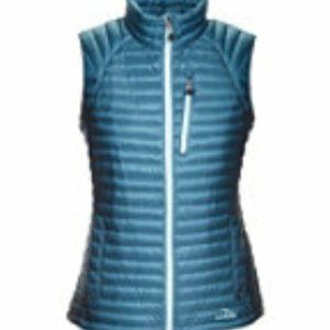 L.L.Bean, Ultralight 850 Down Sweater Vest, Size L, color Deep Turquoise Heather